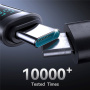 JOYROOM S-A16 Pro fonott töltő- és adatkábel - USB-A - USB-C - 1,2 m - fekete