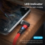 ENKAY 3 az 1-ben töltő- és adatkábel cserélhető mágneses csatlakozókkal - USB-A - USB-C / Lightning / micro USB - 1 m - fekete