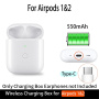 Csere töltőtok USB-C csatlakozóval AirPods 1 / 2 - fehér