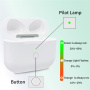 Csere töltőtok USB-C csatlakozóval AirPods 3-hoz - fehér