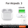 Pótalkatrész töltőtok Lightning csatlakozóval AirPods 3-hoz - fehér