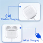 Pótalkatrész töltőtok Lightning csatlakozóval AirPods 3-hoz - fehér