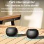 Yesido YSW33 mini vezeték nélküli Bluetooth hangszóró - fekete