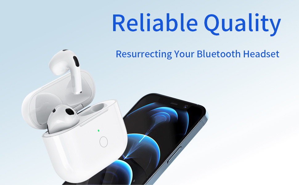Pótalkatrész töltőtok Lightning csatlakozóval AirPods 3-hoz - fehér