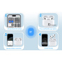 Pótalkatrész töltőtok Lightning csatlakozóval AirPods 3-hoz - fehér