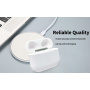 Pótalkatrész töltőtok Lightning csatlakozóval AirPods 3-hoz - fehér