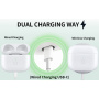 Csere töltőtok USB-C csatlakozóval AirPods 3-hoz - fehér