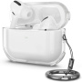 Átlátszó karabineres tok AirPods Pro 3-hoz - sötétlila
