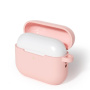 Védő szilikon tok karabinerrel AirPods Pro 3-hoz - rózsaszín