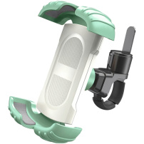Z012 kerékpár és motor kormánytartó iPhone-hoz - zöld-fehér