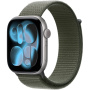 Eredeti Apple fonott sportpánt Apple Watch Ultra 49mm / 46mm / 45mm / 44mm / 42mm - fenyőzöld