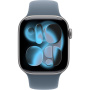 Eredeti Apple sport szíj Apple Watch 42mm / 41mm / 40mm / 38mm - S/M - acélkék