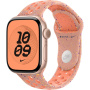 Eredeti Apple Nike sport szíj Apple Watch 42mm / 41mm / 40mm / 38mm - S/M - Alpenglow Pink