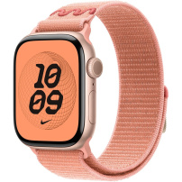 Eredeti Apple hurkolt sportszíjhuzat Nike Apple Watch 42mm / 41mm / 40mm / 38mm - Alpenglow Pink