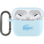 Lacoste Glossy Printing Logo szilikon tok AirPods Pro készülékhez - kék