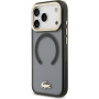 Lacoste Frosted Finish Gold Logo tok MagSafe funkcióval iPhone 17 Pro készülékhez - szürke