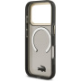 Lacoste Frosted Finish Gold Logo tok MagSafe funkcióval iPhone 17 Pro készülékhez - szürke