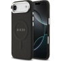 Guess Saffiano tok MagSafe funkcióval iPhone Air készülékhez - fekete