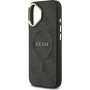 Guess 4G Gold Frame tok MagSafe funkcióval iPhone 17-hez - szürke