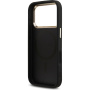 Guess 4G Triangle Logo Gold Frame MagSafe tok iPhone 17 Pro készülékhez - szürke