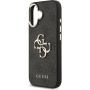 Guess 4G Metal Logo Gold Frame tok iPhone 17-hez - szürke
