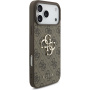 Guess 4G Metal Logo Strap tok iPhone 17 Pro Max készülékhez – barna