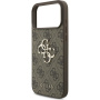 Guess 4G Metal Logo Strap tok iPhone 17 Pro Max készülékhez – barna