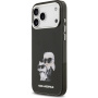 Karl Lagerfeld IML Aquarelle Karl and Choupette iPhone 17 Pro Max tok - fekete