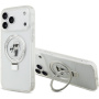 Karl Lagerfeld Ringstand Karl és Choupette tok kihajtható állvánnyal és MagSafe funkcióval iPhone 17 Pro Max készülékhez - átlátszó