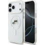 Karl Lagerfeld IML K&CH Heads Metal Frame tok MagSafe-fel iPhone 17 Pro Max készülékhez - átlátszó