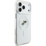 Karl Lagerfeld IML K&CH Heads Metal Frame tok MagSafe-fel iPhone 17 Pro Max készülékhez - átlátszó
