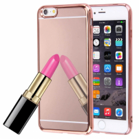 Tükrös védőtok Apple iPhone 6 Plus / 6S Plus -ra - arany rózsaszín