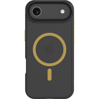 Tactical Hyperstealth 2.0 átlátszó tok sárga MagSafe-fel iPhone Air készülékhez - fekete
