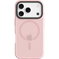 Tactical Hyperstealth átlátszó tok MagSafe-fel iPhone 17 Pro készülékhez - rózsaszín