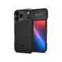 Spigen Optik Armor strapabíró tok kameravédővel és MagSafe funkcióval iPhone 17 Pro készülékhez - fekete