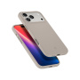 Spigen Silicone Fit szilikon tok MagSafe-fel az iPhone 17 Pro Max készülékhez - bézs