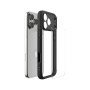 Spigen Ultra Hybrid átlátszó tok színes kerettel iPhone 17 Pro Max készülékhez - fekete