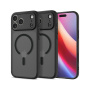 Spigen Ultra Hybrid matt átlátszó MagSafe tok iPhone 17 Pro Max készülékhez - fekete