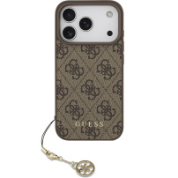Guess 4G Charms tok iPhone 17 Pro készülékhez - barna