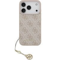 Guess 4G Charms tok iPhone 17 Pro Max - rózsaszín