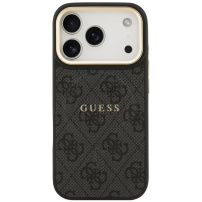 Guess 4G Gold Frame tok MagSafe funkcióval iPhone 17 Pro készülékhez - szürke