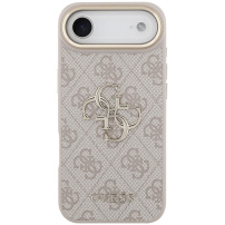 Guess 4G Metal Logo Gold Frame tok iPhone Air készülékhez - rózsaszín