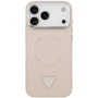 Guess Triangle Logo MagSafe kompatibilis tok iPhone 17 Pro Max készülékhez - rózsaszín