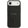 Guess Saffiano tok MagSafe funkcióval iPhone Air készülékhez - fekete