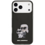 Karl Lagerfeld IML Aquarelle Karl and Choupette iPhone 17 Pro Max tok - fekete