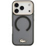 Lacoste Frosted Finish Gold Logo tok MagSafe funkcióval iPhone 17 Pro készülékhez - szürke