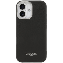 Lacoste Champs Elysees MagSafe tok iPhone 17-hez - fekete