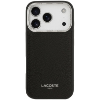 Lacoste Champs Elysees MagSafe tok iPhone 17 Pro Max készülékhez - fekete