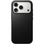 Nomad Modern Leather bőr MagSafe tok iPhone 17 Pro Max készülékhez - fekete