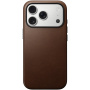Nomad Modern Leather bőr MagSafe tok iPhone 17 Pro Max készülékhez - barna